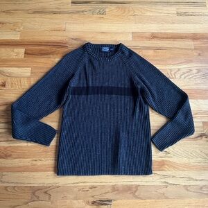 SONOMA Gray Knit Top Sweater Medium